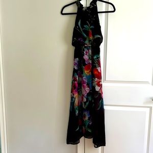 Girls floral dress-10